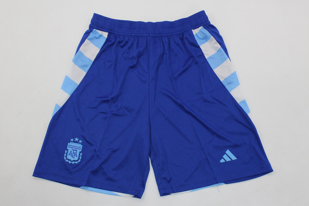 AAA Quality Argentina 2024 Away Blue Soccer Shorts